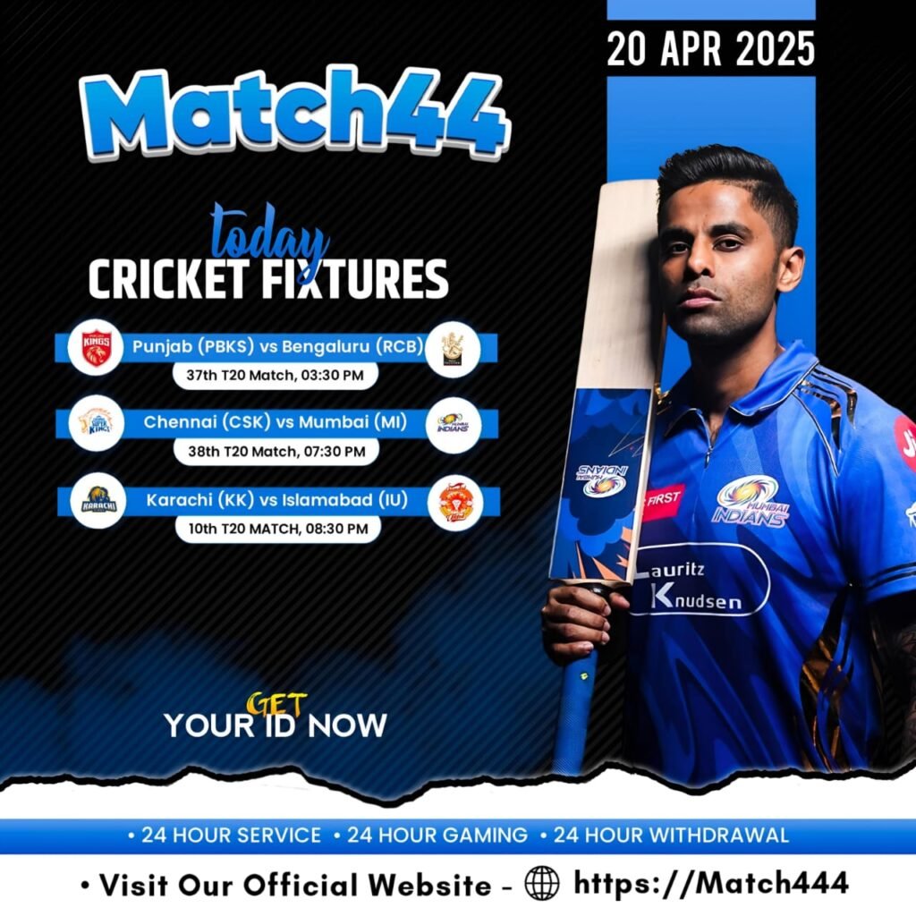 Match44 – Your Ultimate Online Betting & Gaming Destination